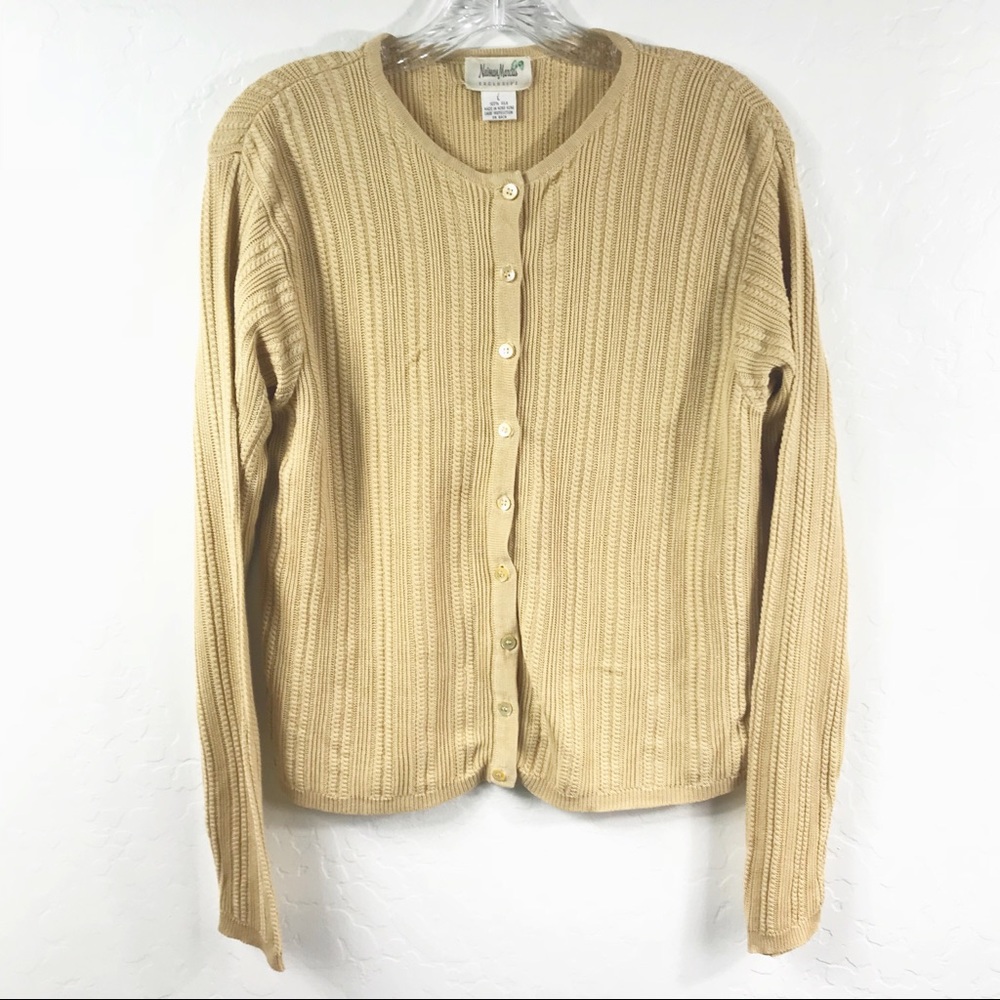Neiman Marcus Collection 100% Silk Cardigan